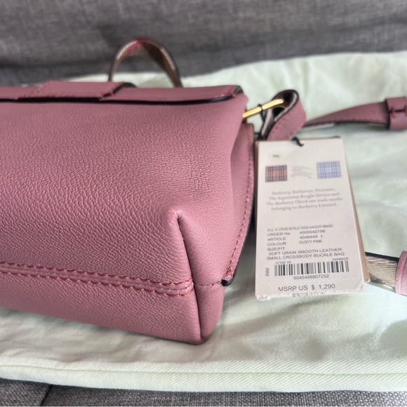 Burberry dusty pink soft grain buckle crossbody bag - Picture 15 of 16